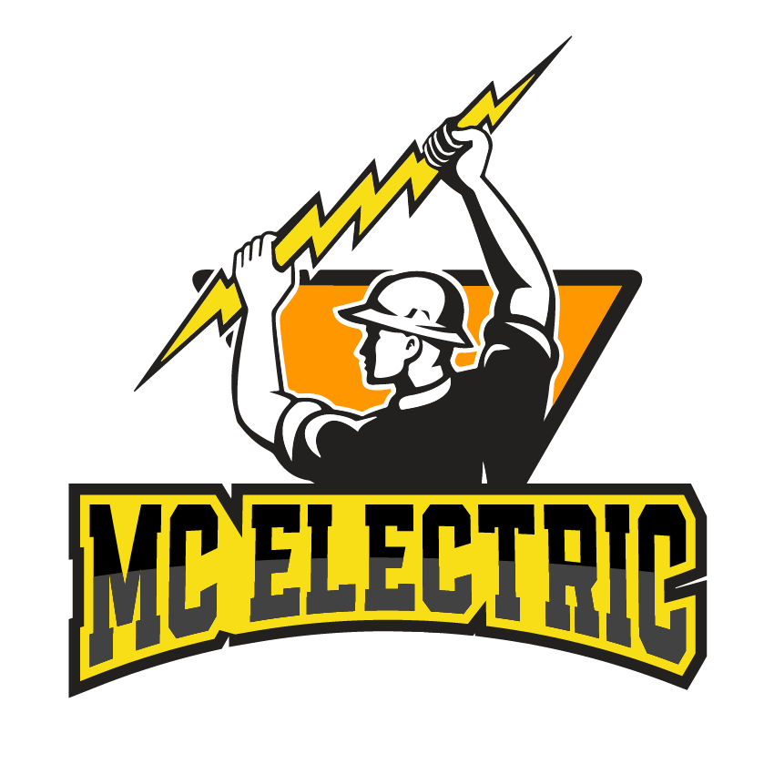 MC Electric & Construction Corp logo. Contact us for all of your electrical needs!